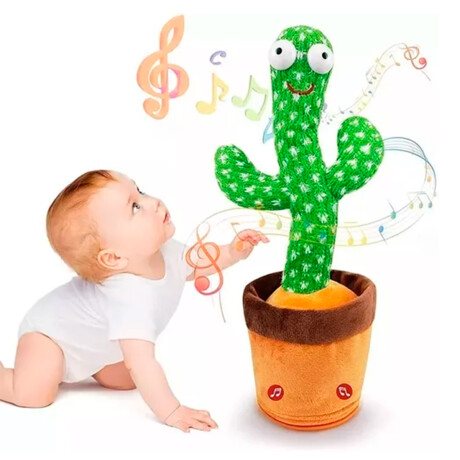Juguete Cactus Bailarín Imita Voz Musical IYTRER-205 001