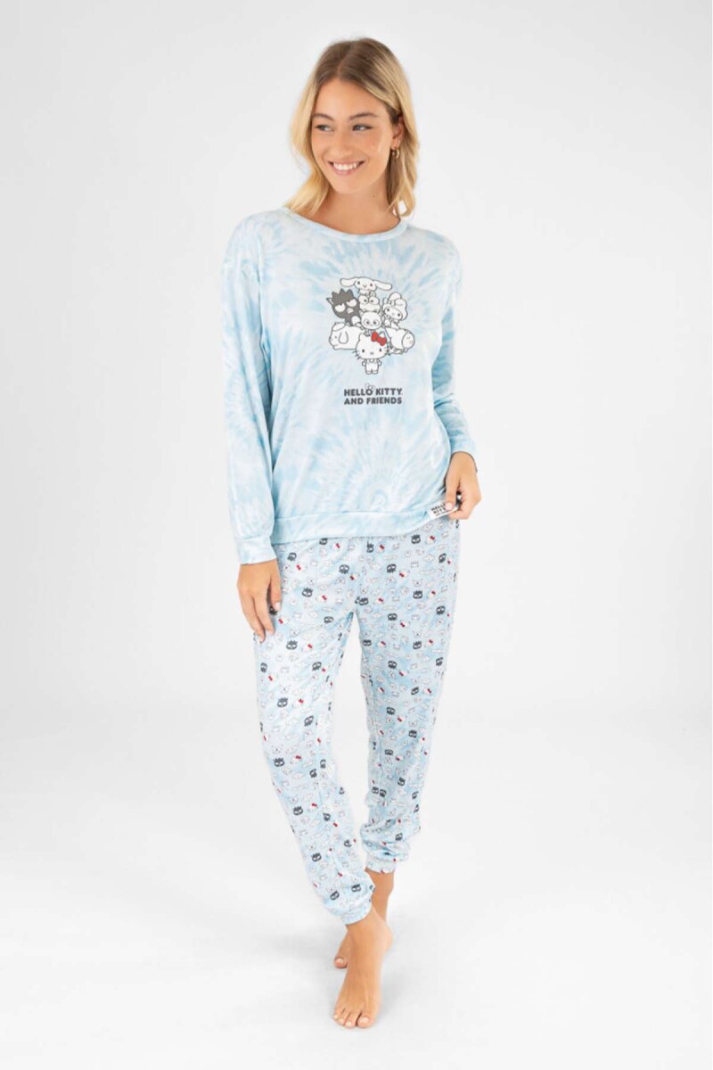 Pijama hk & friends - Celeste 