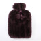 Bolsa De Agua Caliente Peluche Violeta Oscuro