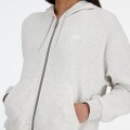 Campera New Balance de Dama - FULL ZIP HOODIE - WJ41501AHH GREY