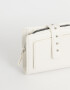 Billetera Boho Billetera Con Snap - Blanco Crudo
