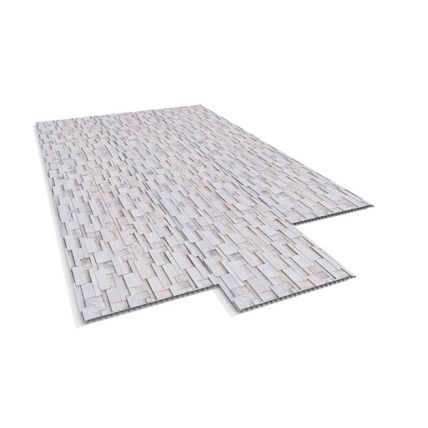 REVESTIMIENTO PVC PARA PARED MODELO PEDRA/CANDIDA - 0.25X6 MTS / Espesor: 10mm Revestimiento Pvc Para Pared Modelo Pedra/candida - 0.25x6 Mts / Espesor: 10mm