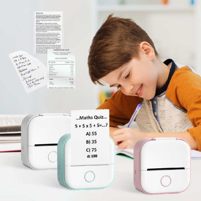 Mini impresora etiquetadora térmica portátil T02 Mini impresora etiquetadora térmica portátil T02