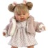 Muñeca Llorens Bebota Alexandra 42 cm con Abrigo y Chupete ® Diseño Alexandra Blandita
