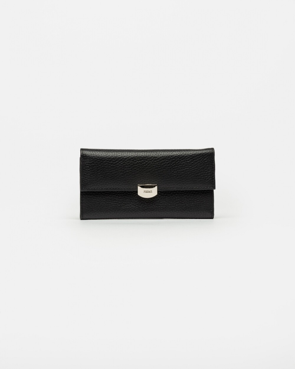 Billetera Marga En Cuero Graneado Negro