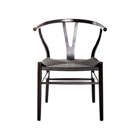 Silla Wishbone Negra