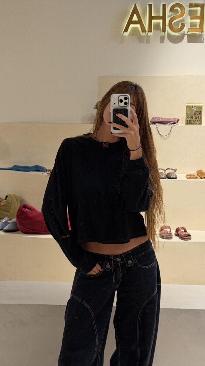 Remera NewPatch - Negro 