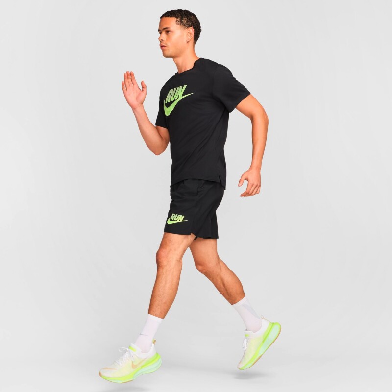 Remera Nike Run Energy Miler Top de Hombre Negro