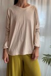 Camiseta clásica de bambú Crema