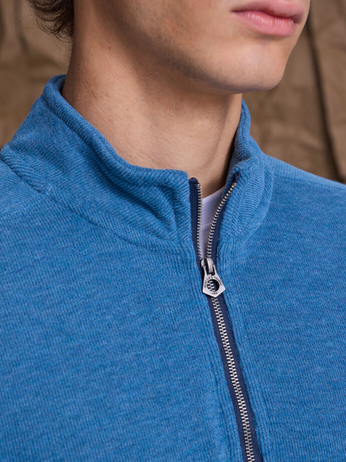 FLEECE BASTIA AZUL MELANGE