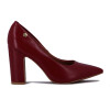 Vizzano Zapato Casual Taco Cuadrado Punta Fina Cereza