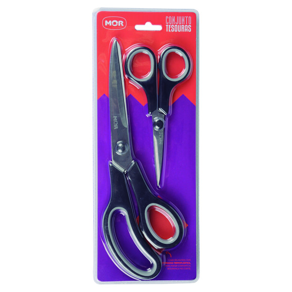 PACK DE 2 TIJERAS PARA COCINA NEGRO