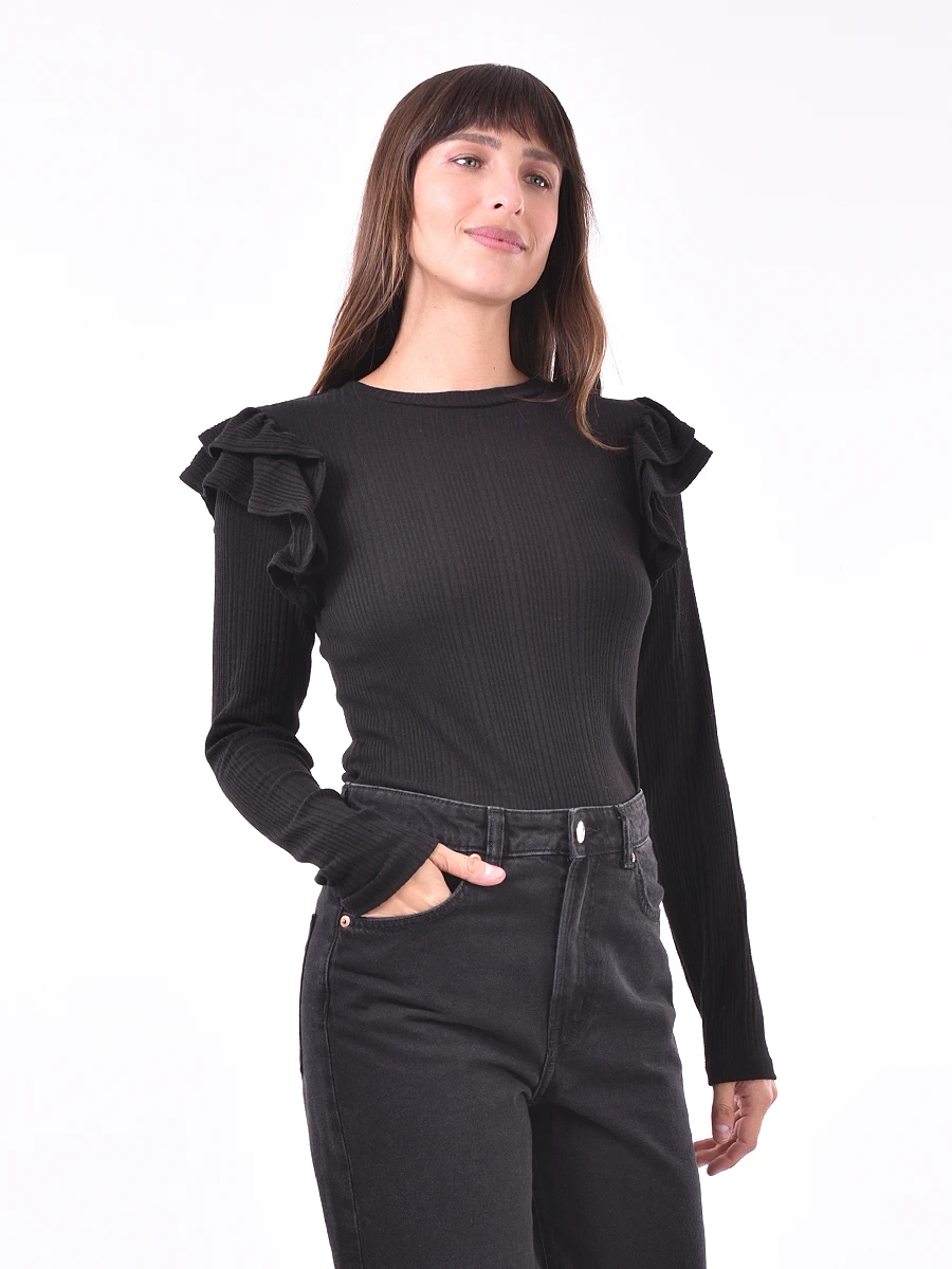 REMERA ROMA - NEGRO 
