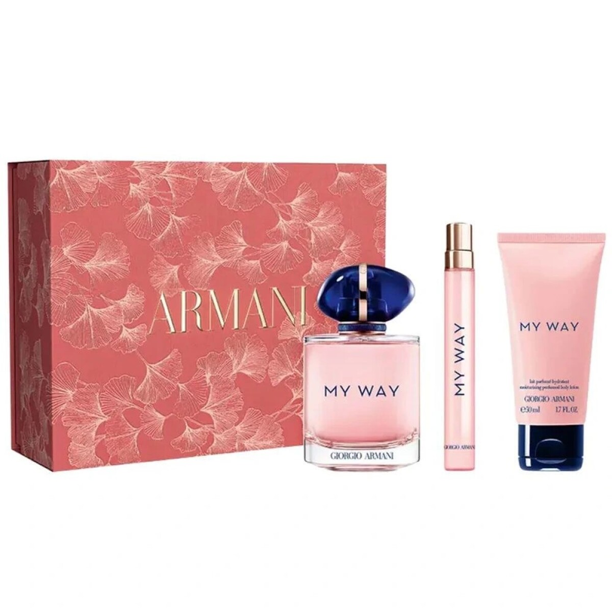Cofre My Way EDP 90 mL + Mini 10 mL + Loción Corporal 50 mL 