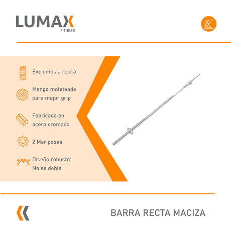 Barra Recta con tuercas 1,80 mts Con Tuercas Barra Recta con tuercas 1,80 mts Con Tuercas