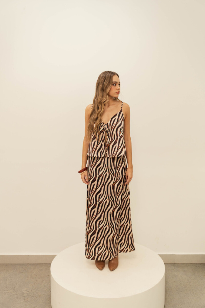 FALDA ASIA AUNTUMN ZEBRA FALDA ASIA AUNTUMN ZEBRA