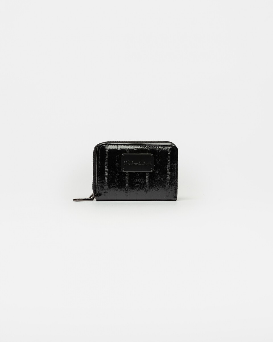 Billetera Penny en efecto cuero - Negro 