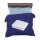 Set 2 Plazas c/ Acolchado Pluma Dohler + Calienta Cama Cuori Azul Marino
