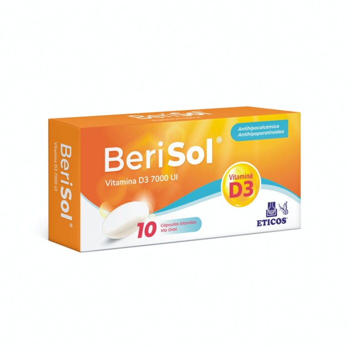 BERISOL CJ X 10 CAPS. BLANDAS única