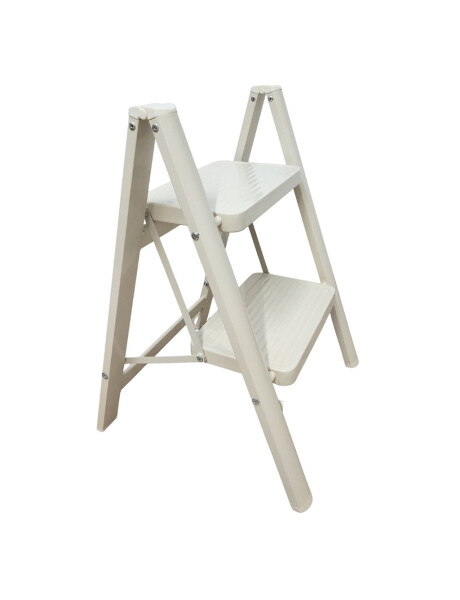 ESCALERA 2 NIVELES METAL 39x45x54CM BEIGE ESCALERA 2 NIVELES METAL 39x45x54CM BEIGE