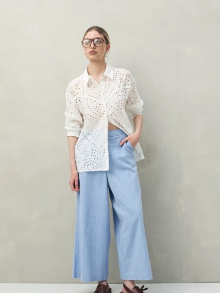 PANTALON D.CASSIN ALESSIO AZUL MELAN