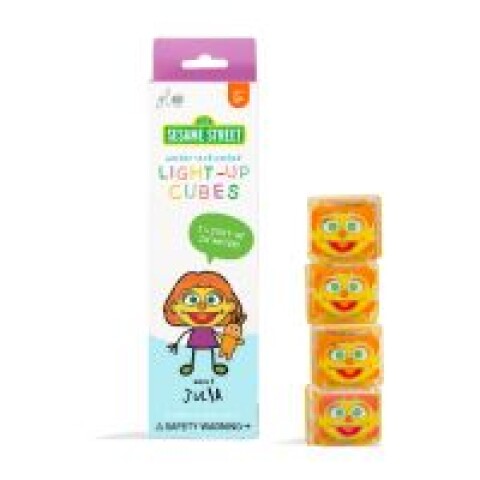 Set 4 cubos Glo Pals iluminados activados por agua JULIA