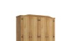 Ropero Curvo 4 Puertas - Linea Mexicana Natural
