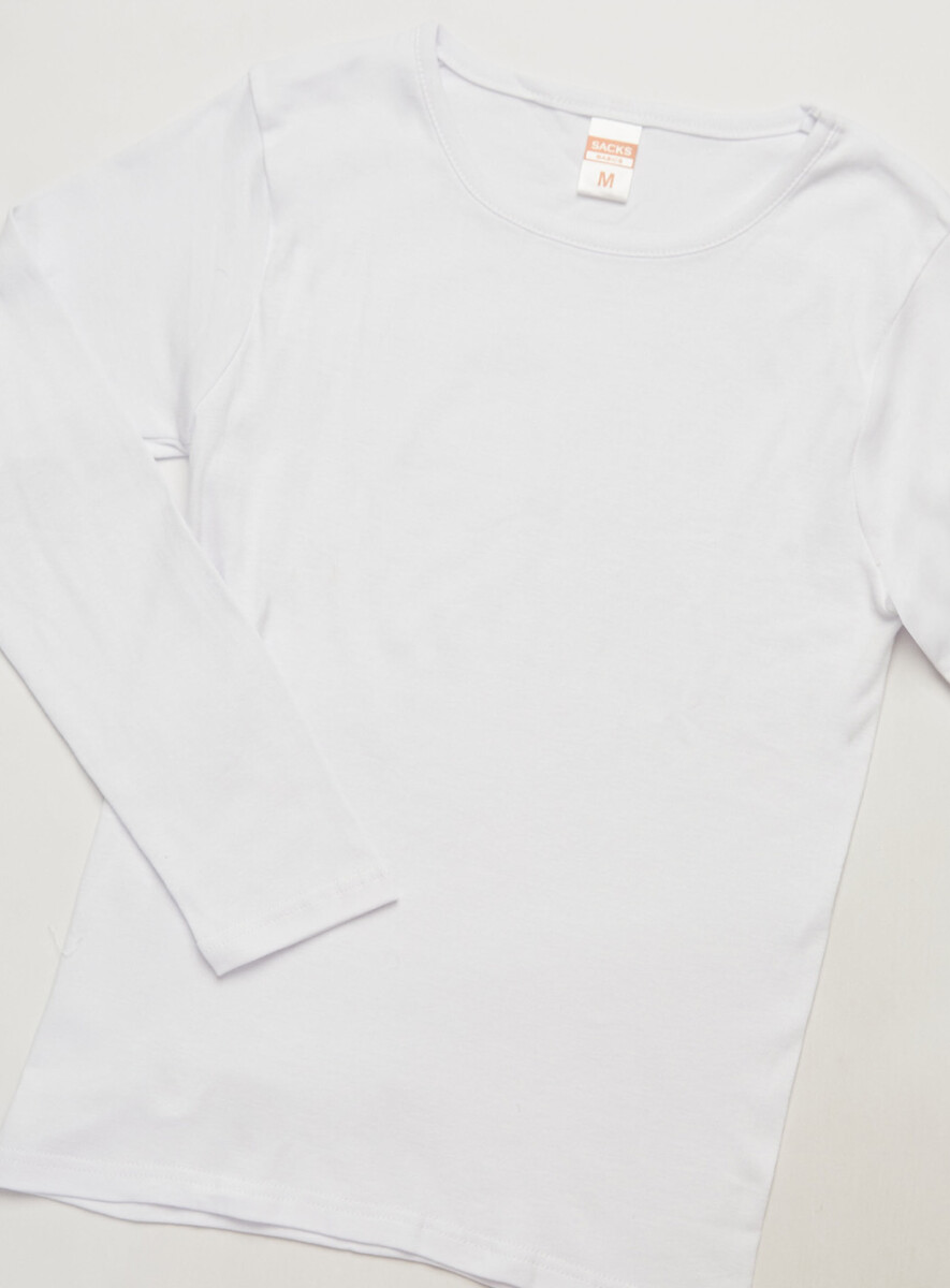 Camiseta manga larga sacks - Blanco 