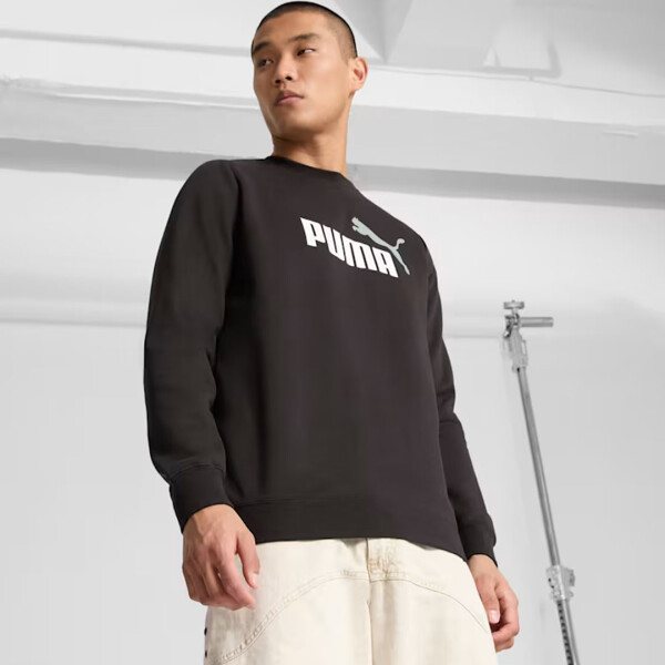 ESS 2 COLOR N1 LOGO CREW FL - PUMA NEGRO