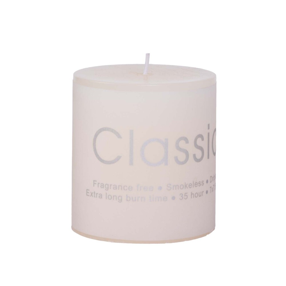VELA AROMÁTICA PARAFINA NATURAL-BEIGE A017