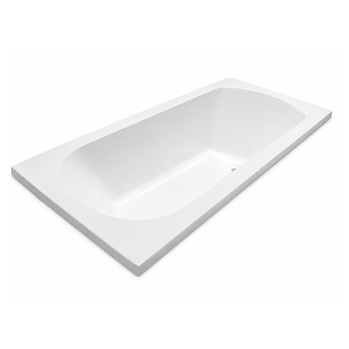Bañeras Simples Banera Acrilico De Empotrar Blanco Pieza 