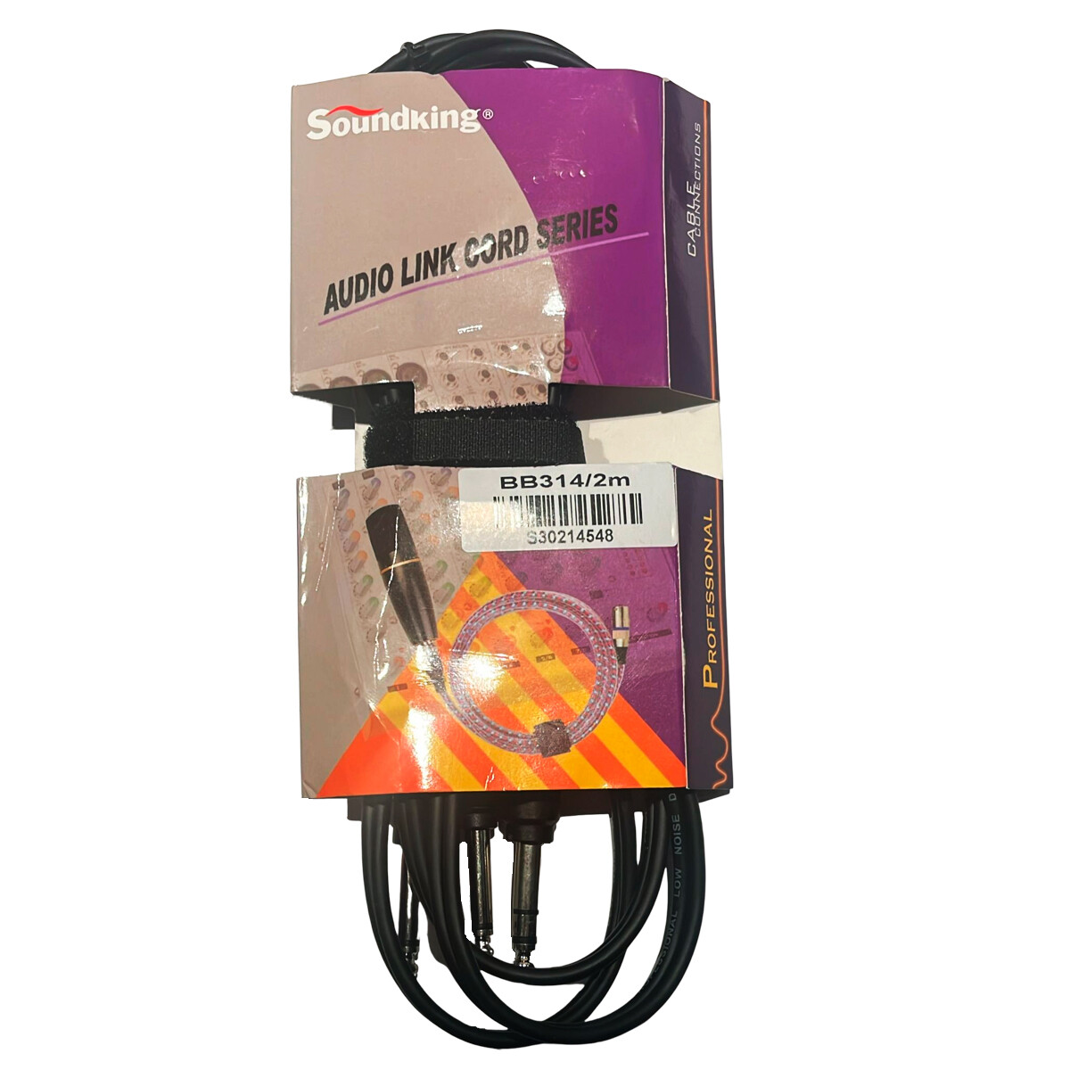 CABLE ADAPTADOR SOUNDKING BB3142M 6,3ST A 2X 6,3 2 METROS 