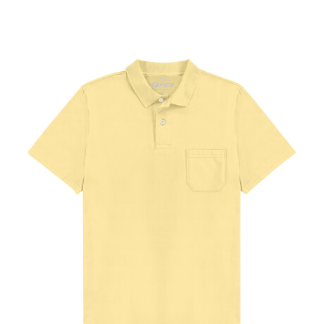 Camisa Polo Media Malla Amarillo