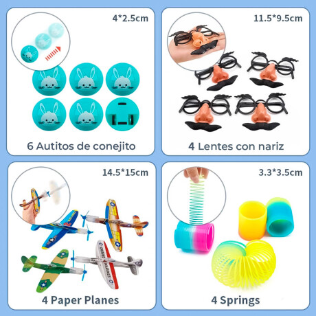 Set Cotillón N27 Sorpresitas 100pcs Fiesta Cumpleaños Cot002020