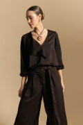 BLUSA LOE Chocolate