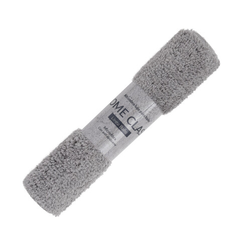 Alfombra Baño con Pelo Largo Home Class 40 x 60 cm GRIS