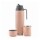 Set Matero Bologna Termo 1L + Mate Térmico Acero Inoxidable Rosa