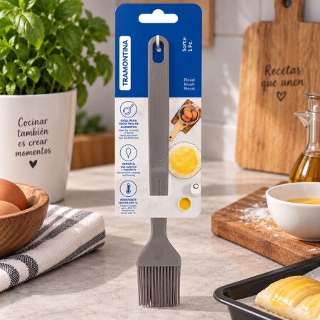 Pincel de Cocina de Silicona Tramontina Softta Gris Pincel de Cocina de Silicona Tramontina Softta Gris
