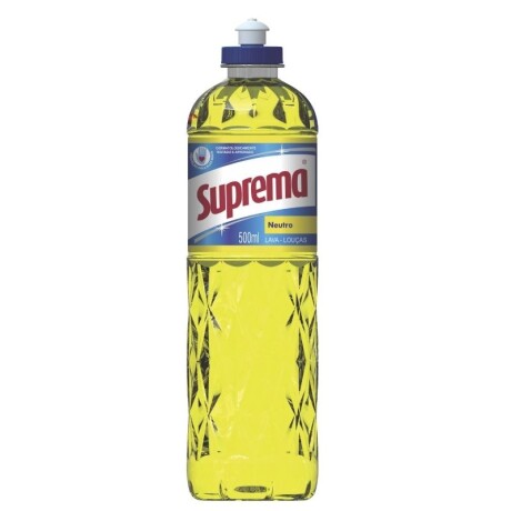 DETERGENTE LAVAVAJILLA SUPREMA 500 ML NEUTRO DETERGENTE LAVAVAJILLA SUPREMA 500 ML NEUTRO