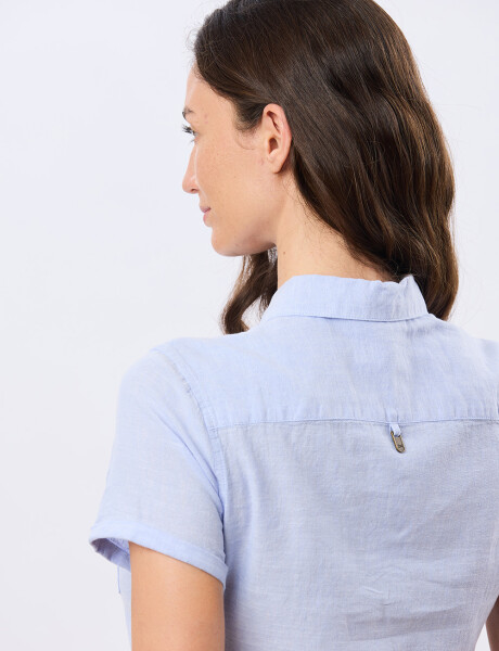 CAMISA DE LINO Lavanda