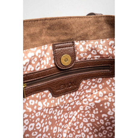 Travel Bag Gamuza Vegana Marrón