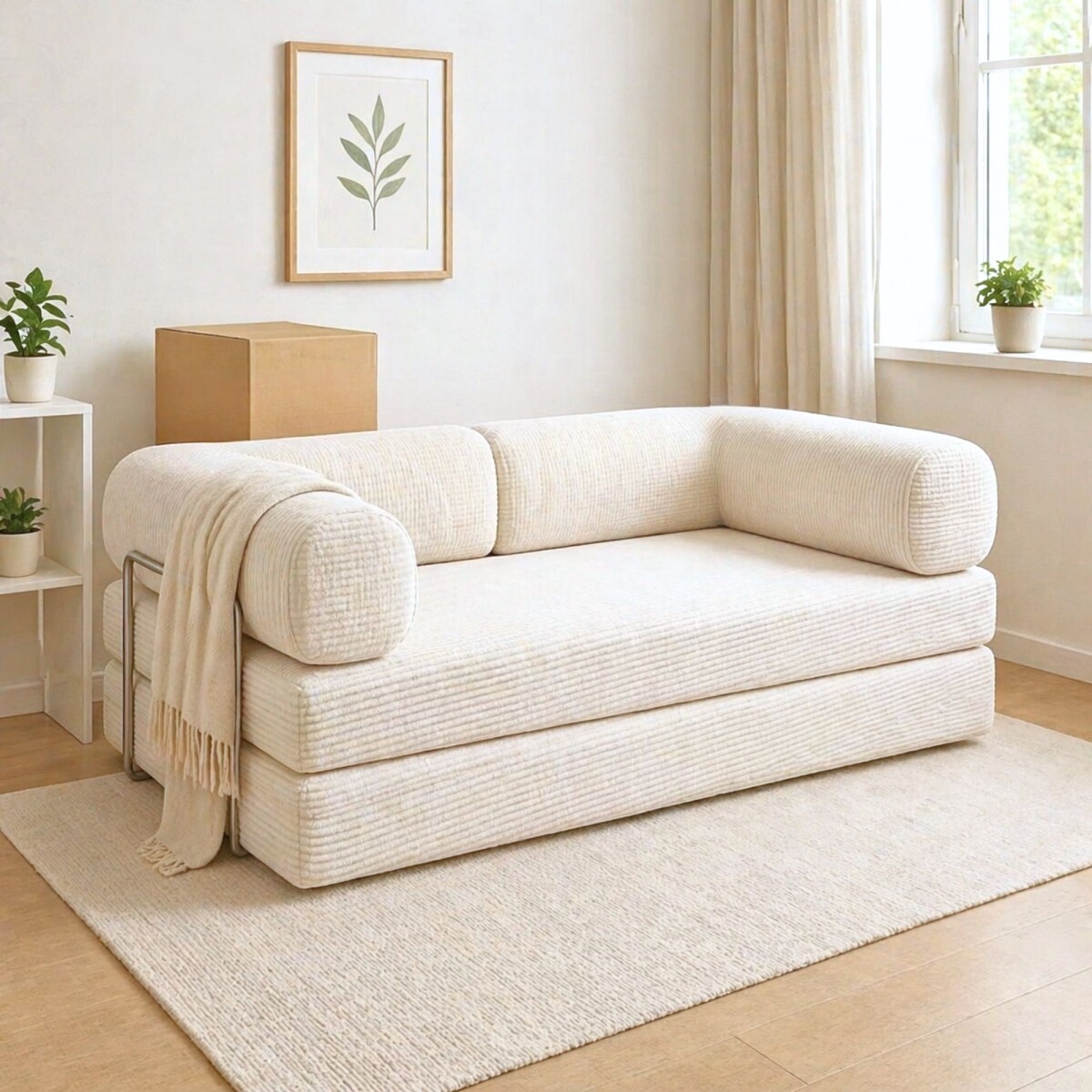 Sillón Cama 3 Cuerpos CloudNest - Blanco 