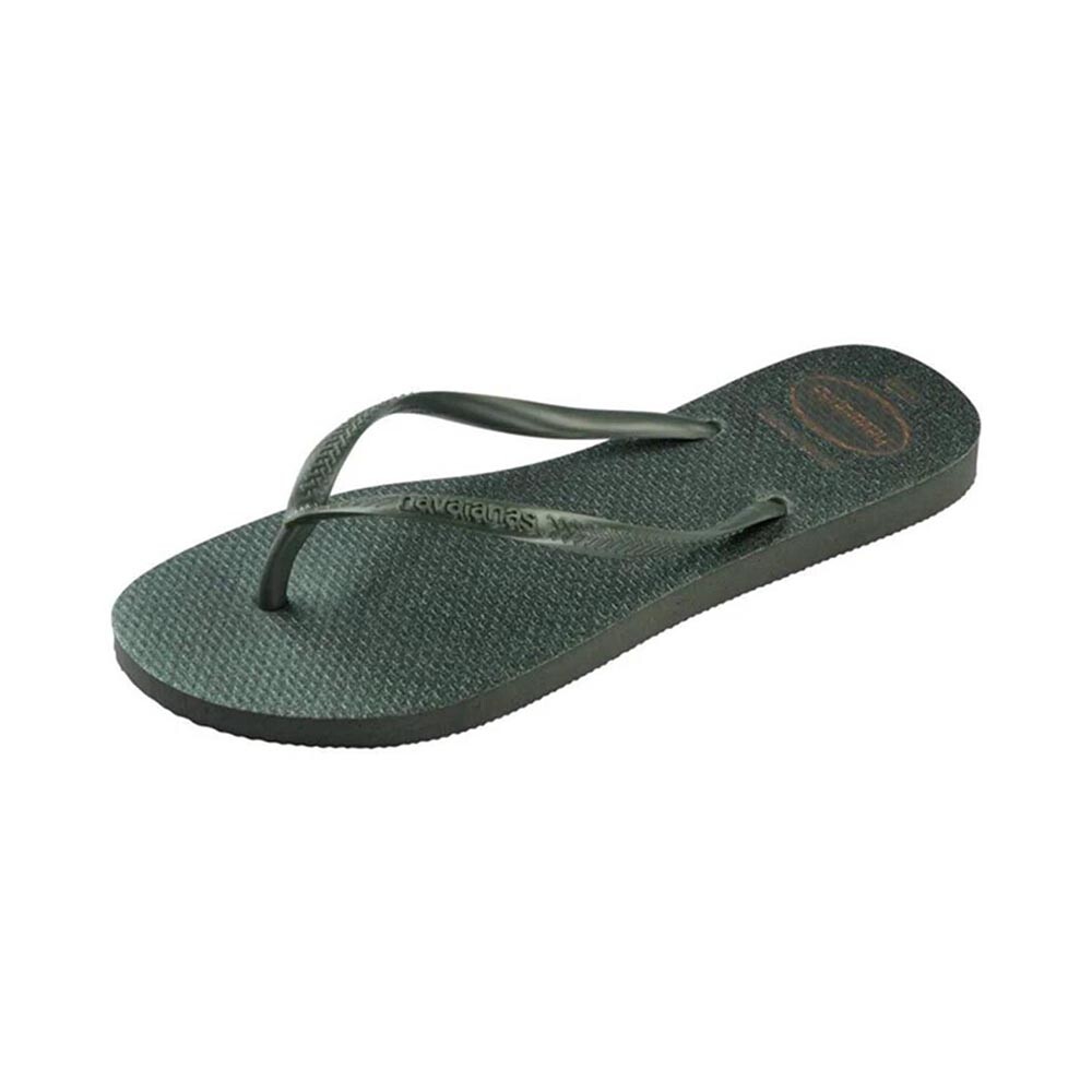 Sandalias Havaianas Slim Gloss Mujer Verde Oliva