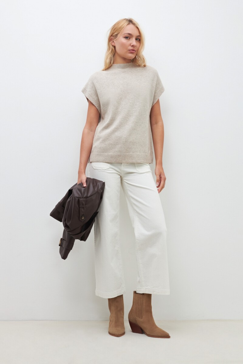 Chaleco Oslo beige melange