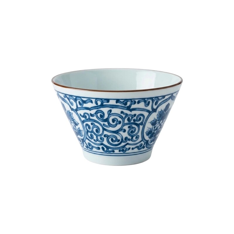 BOWL CERAMICA ESTAMP AZUL 12.5X7CM Unica