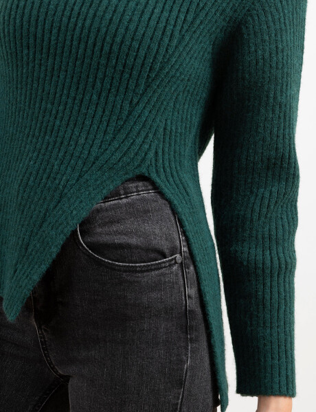 Sweater tejido verde