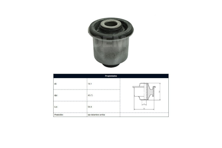 Buje Nissan D23 - Frontier - Np300 15-25 Der/Izq Buje Nissan D23 - Frontier - Np300 15-25 Der/Izq