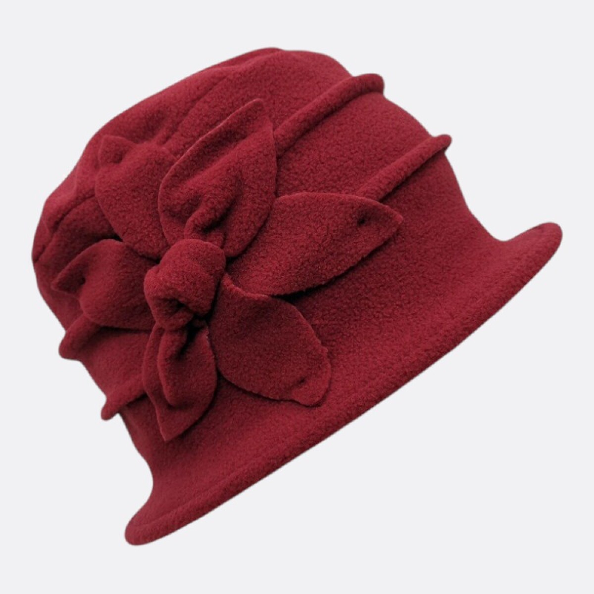 Gorro De Abrigo Cloche Mujer - Bordó 