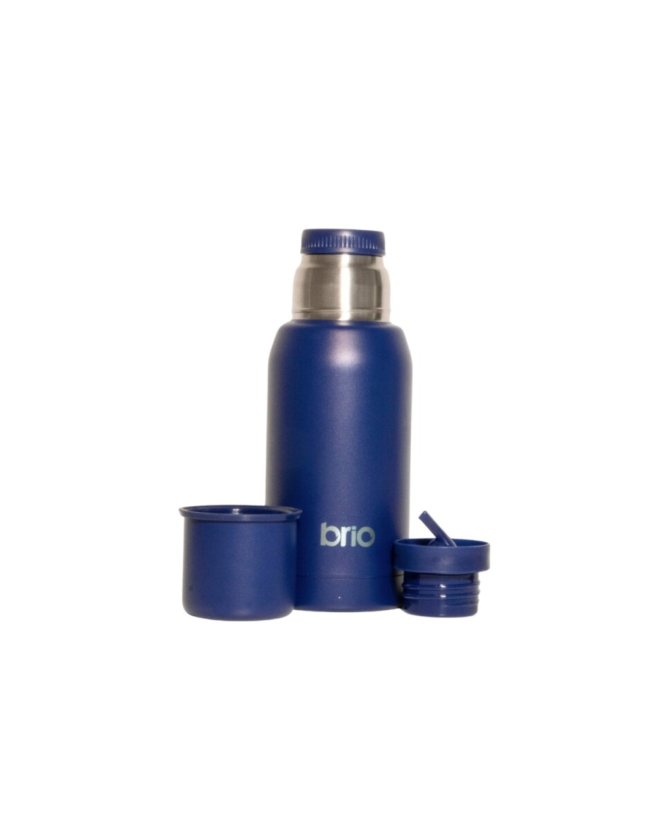 Termo Acero Inox 750 Ml brio Con Pico Cebador - Azul 