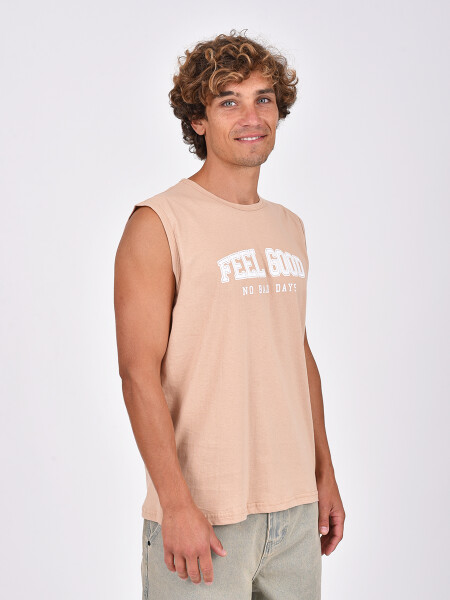 MUSCULOSA LETTERS BEIGE